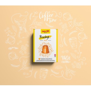 Nespresso®* Kompatible Kapseln Budget Gold 50 Kapseln
