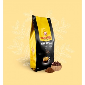 Espresso Café en grains/moulus 1kg - Cafés Trottet