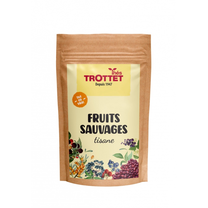 Tisane fruits sauvages vrac - Infusion fruitée vrac - Cafés Trottet