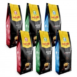 Pack Cafés en grains 6x250G