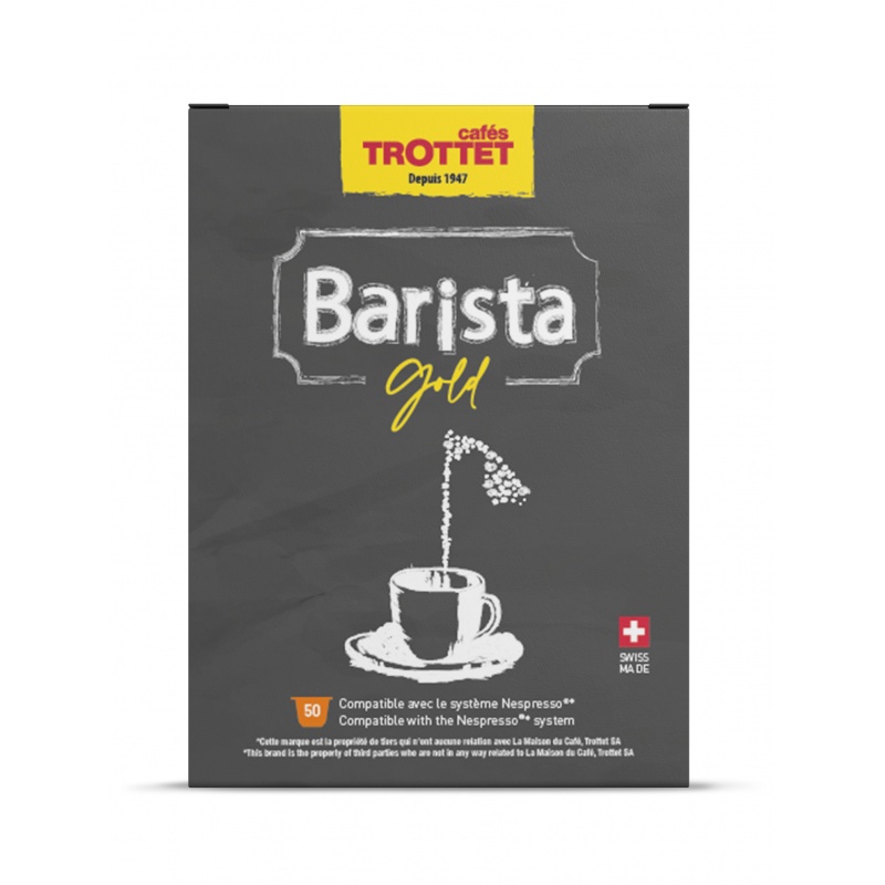 Capsule Nespresso ®* compatible Café Budget Gold Cafés Trottet