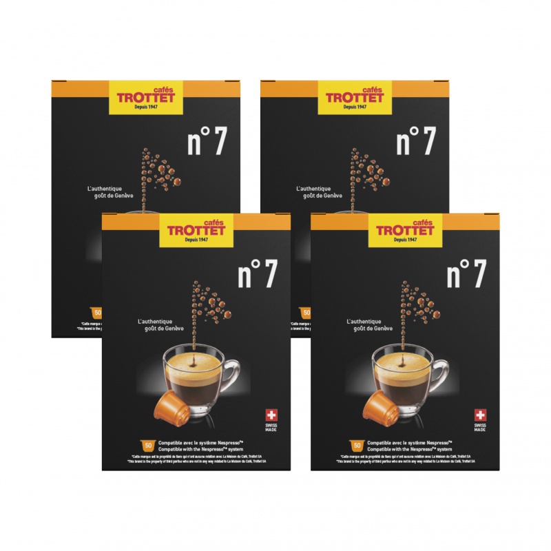 N°7 200 capsules Nespresso®* compatibles