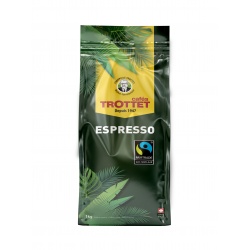 Max Havelaar Espresso Coffeebeans 1 kg Cafés Trottet