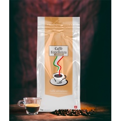 1 kg Café en Grain Eccellenza Leggero Cafés Trottet