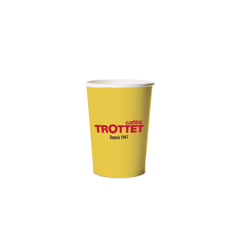 Trottet Gobelets en carton jaunes 20CL 50 Pièces Trottet Gobelets en carton jaunes 20CL 50 Pièces