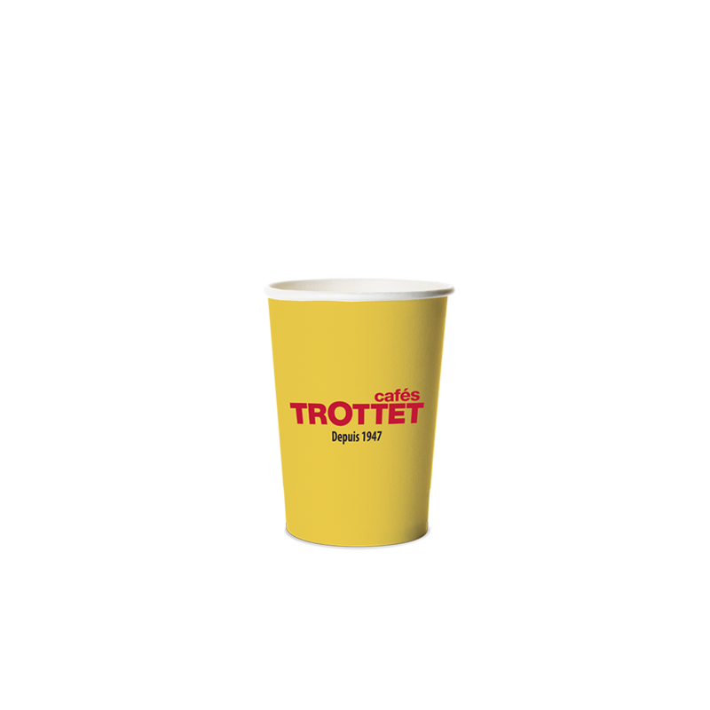 Trottet Yellow Cardboard Cups