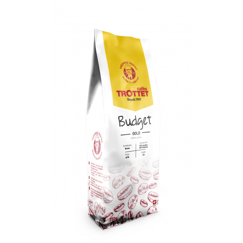 Budget GOLD Café En grains 250G Budget GOLD Café En grains 250G