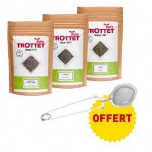 Pack thé vert + infuseur...