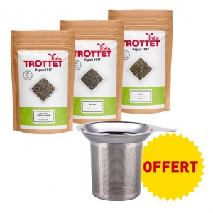 Pack thé vert + infuseur...