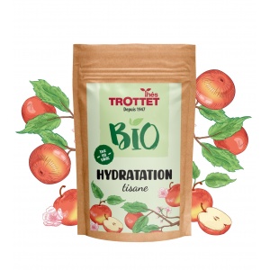 Tisane Hydratation Bio à la Pomme Thé en Vrac Cafés Trottet